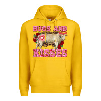 Lemon hugs and kisses charolais bull Premium Hoodie - RanaPortraitStore