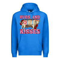 True Royal hugs and kisses charolais bull Premium Hoodie - RanaPortraitStore