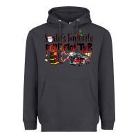 Smoke Santa's Favorite Firefighter Heavyweight Hoodie - LillyAllenDesigns