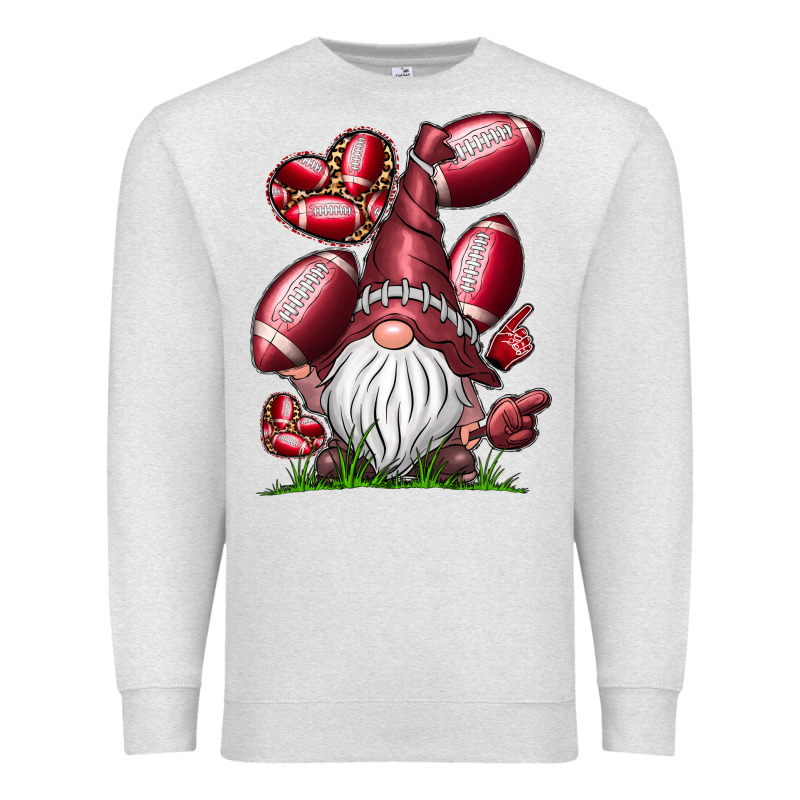 American Football Gnome Premium Sweatshirt by CowhideDigitalArt | Teevron