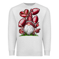 Oatmeal Heather American Football Gnome Premium Sweatshirt - CowhideDigitalArt