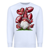White American Football Gnome Premium Sweatshirt - CowhideDigitalArt