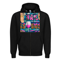 Black nail boss money hand and wine with gemstone leopard and zebra seamless Zipper Hoodie - BundleAndBundleShop