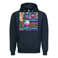 Navy nail boss money hand and wine with gemstone leopard and zebra seamless Zipper Hoodie - BundleAndBundleShop
