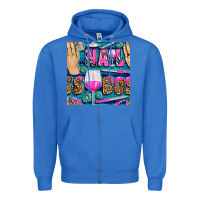 Nail Boss Money Hand And Wine With Gemstone Leopard And Zebra Seamless Zipper Hoodie | Teevron