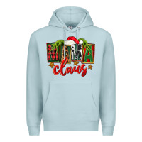 Blue Mist Christmas Mama Claus Mother's Day Premium Hoodie - FaDigitalArtStudio