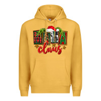 Mustard Christmas Mama Claus Mother's Day Premium Hoodie - FaDigitalArtStudio