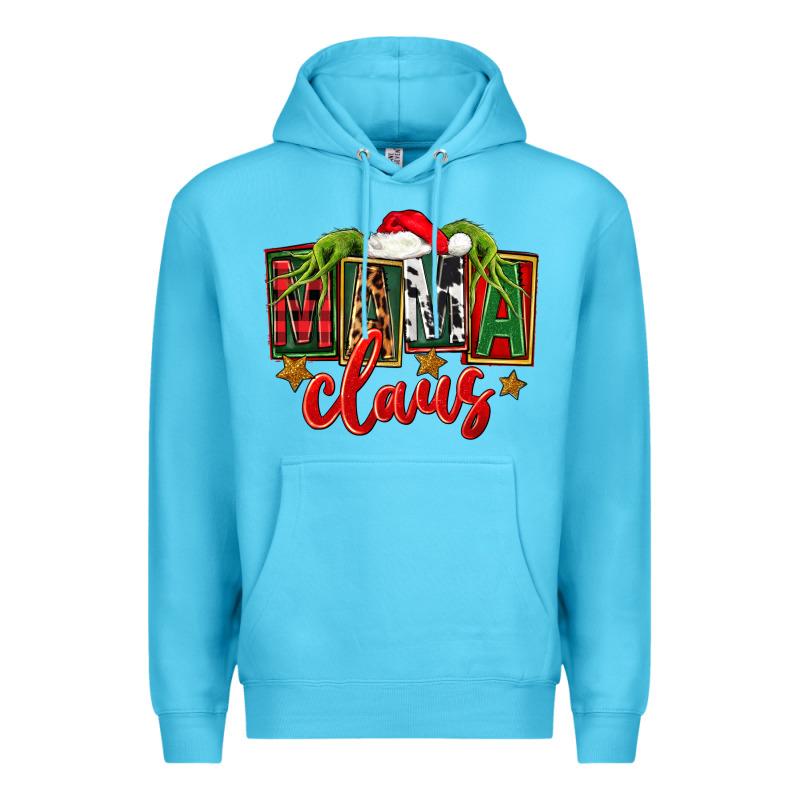 Christmas Mama Claus Mother's Day Premium Hoodie by FaDigitalArtStudio | Teevron