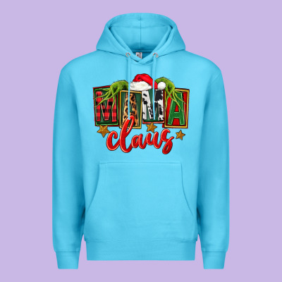Christmas Mama Claus Mother's Day Premium Hoodie Designed By Fadigitalartstudio
