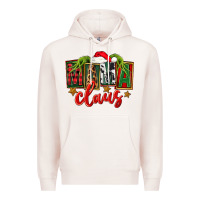Pale Pink Christmas Mama Claus Mother's Day Premium Hoodie - FaDigitalArtStudio