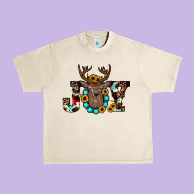 Christmas Joy Urban Heavy Tee Designed By Jahusdesignshop