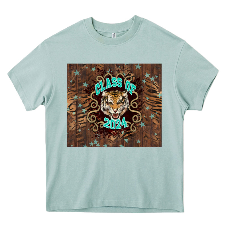 Class Of 2024 Tiger Heavy Core Tee by NancyCooperArtShop | Teevron