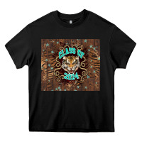 Black class of 2024 tiger Heavy Core Tee - NancyCooperArtShop