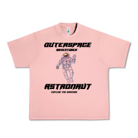 Salmon Outer Space Adventurer Astronaut Urban Heavy Tee - Bettercallsaul
