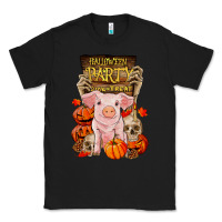 Black halloween party pig Classic Tee - RanaPortraitStore