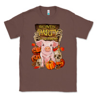 Chestnut halloween party pig Classic Tee - RanaPortraitStore