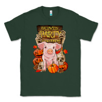 Sports Green halloween party pig Classic Tee - RanaPortraitStore