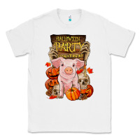 White halloween party pig Classic Tee - RanaPortraitStore