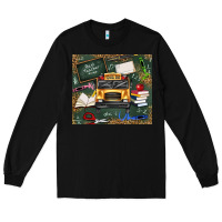 Black school bus back to school Long Sleeve Tee - texasbilliewilder
