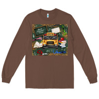 Chestnut school bus back to school Long Sleeve Tee - texasbilliewilder