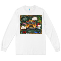 White school bus back to school Long Sleeve Tee - texasbilliewilder