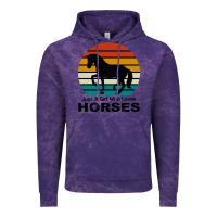 Cloud Purple Just A Girl Who Loves Horses Vintage Hoodie - Bettercallsaul