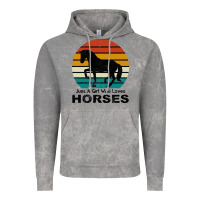 Cloud Rock Just A Girl Who Loves Horses Vintage Hoodie - Bettercallsaul