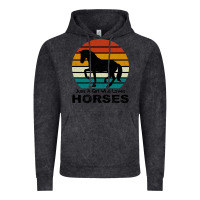 Vintage Black Just A Girl Who Loves Horses Vintage Hoodie - Bettercallsaul