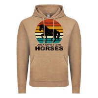 Vintage Coffee Just A Girl Who Loves Horses Vintage Hoodie - Bettercallsaul