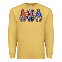 Antique Gold American Gnomes Premium Sweatshirt - CowhideDigitalArt
