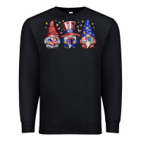 Black American Gnomes Premium Sweatshirt - CowhideDigitalArt
