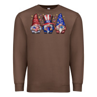 Chestnut American Gnomes Premium Sweatshirt - CowhideDigitalArt