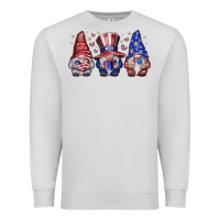 Dove Grey American Gnomes Premium Sweatshirt - CowhideDigitalArt