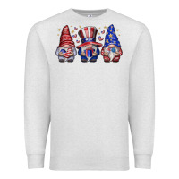 Oatmeal Heather American Gnomes Premium Sweatshirt - CowhideDigitalArt