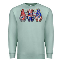 Seafoam American Gnomes Premium Sweatshirt - CowhideDigitalArt