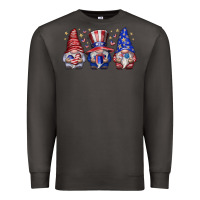 Smoke American Gnomes Premium Sweatshirt - CowhideDigitalArt
