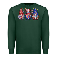 Sports Green American Gnomes Premium Sweatshirt - CowhideDigitalArt