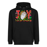 Black joy to the world Heavyweight Hoodie - CowhideDigitalArt