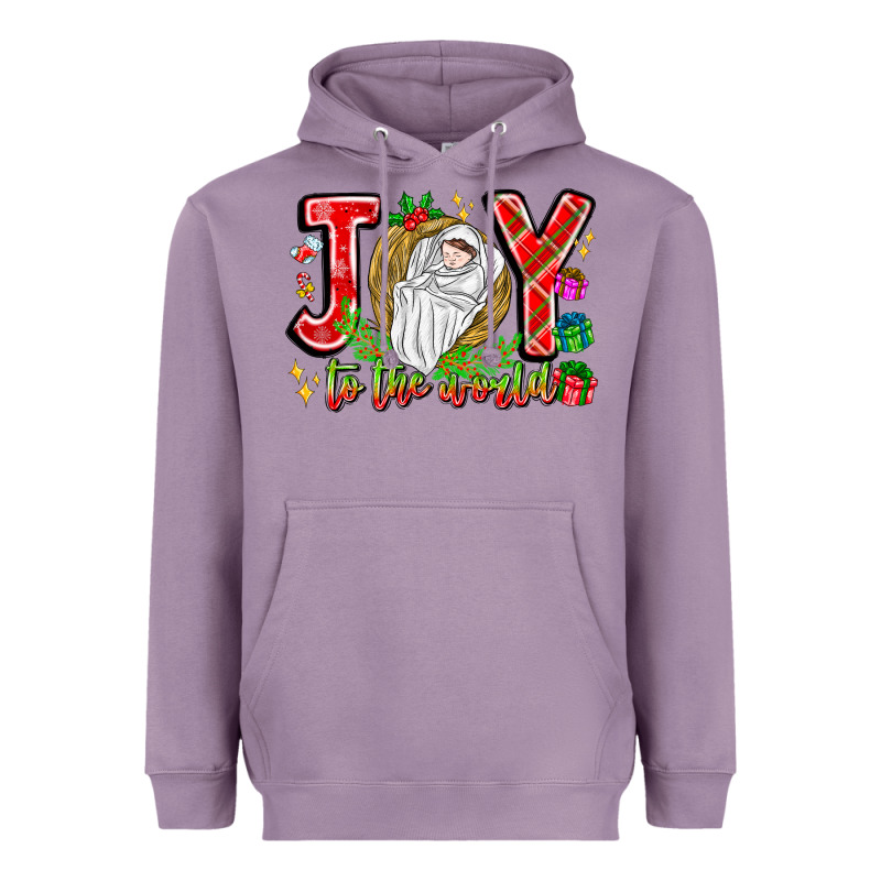 Joy To The World Heavyweight Hoodie by CowhideDigitalArt | Teevron