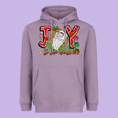 Joy To The World Heavyweight Hoodie Designed By Cowhidedigitalart