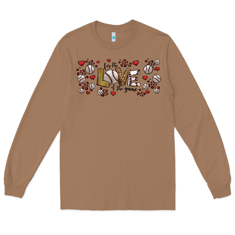 For The Love Of The Game Baseball Long Sleeve Tee by Jasminsmagicworld | Teevron