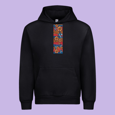 Usa Flag And Cross Penwraps Urban Hoodie Designed By Artiststas