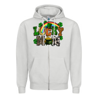 Lucky Mom St. Patricks Day Zipper Hoodie | Teevron