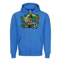 True Royal lucky mom St. Patricks Day Zipper Hoodie - FaDigitalArtStudio