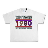 Lunar Rock Vintage 1980 Birthday Urban Heavy Tee - Bettercallsaul