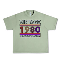 Oil Green Vintage 1980 Birthday Urban Heavy Tee - Bettercallsaul