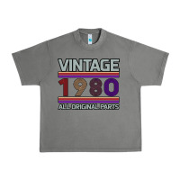 Tornado Vintage 1980 Birthday Urban Heavy Tee - Bettercallsaul