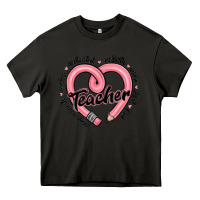 Asphalt valentine's day pencil heart teacher quotes Heavy Core Tee - MaliasSmallBusiness