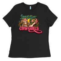 Black long live cowgirls Ladies Tee - NancyCooperArtShop
