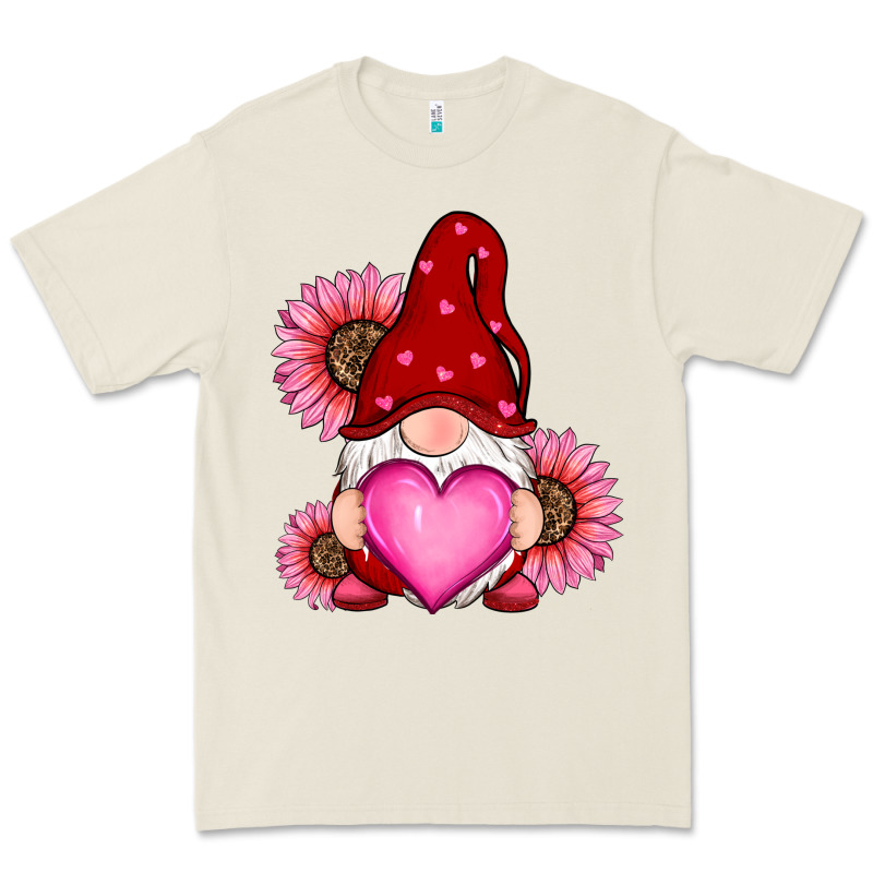 Valentines Day With Sunflowers Gnomes Premium Tee by RanaPortraitStore | Teevron